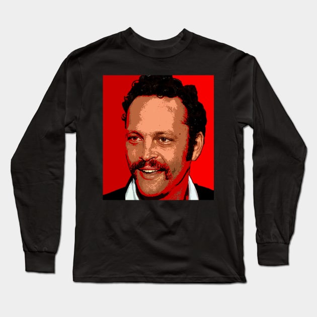 vince vaughn Long Sleeve T-Shirt by oryan80